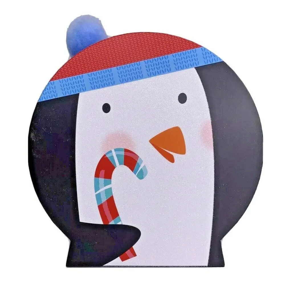 Hallmark Boxed Christmas Cards PENGUIN in Stand-up Keepsake Box Sealed